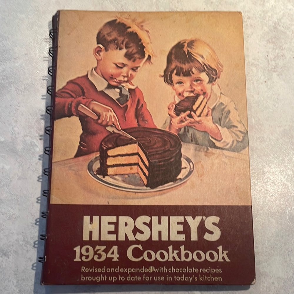 Hershey's 1934 Cookbook
